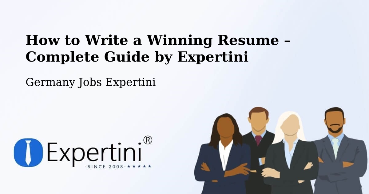 Resume Writing Guide for Job Seekers – Hannover - Hannover, Germany Jobs Expertini